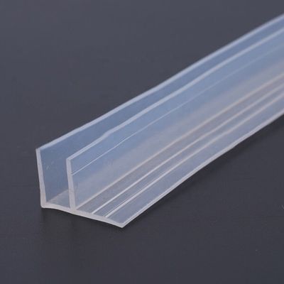 Customizable Length 2M/PC or 2.5M/PC F-shaped PVC Shower Door Glass Seal for Bathroom