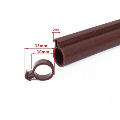 Cutting Service Slot PVC TPE Silicone Rubber Wood Door or Window Bulb Weatherseal Manufacture
