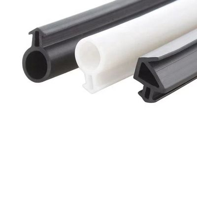 Cutting Service Slot PVC TPE Silicone Rubber Wood Door or Window Bulb Weatherseal Manufacture