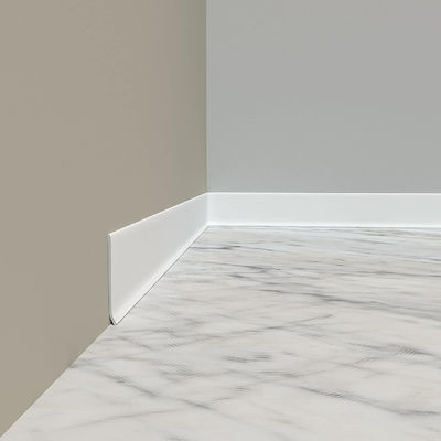 Non-slip and Wear-resistant 4" Width Rubber Vinyl PVC Baseboard for Flooring Cove