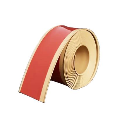 Vinyl PVC Stick Baseboard Trim with ISO9001 and TPR Material
