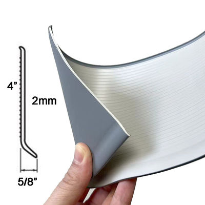Vinyl PVC Stick Baseboard Trim with ISO9001 and TPR Material