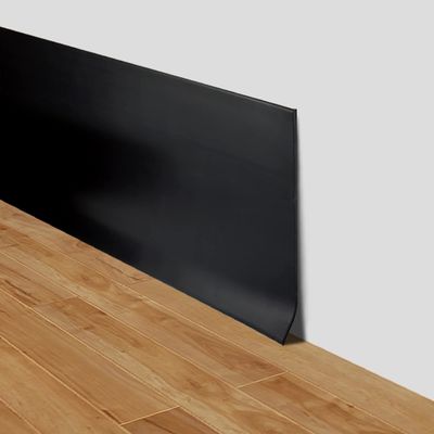 Moulding 6" 1/8" Co-extruded Process Resists Scuffs Scratches Adhesive Back Wall Base