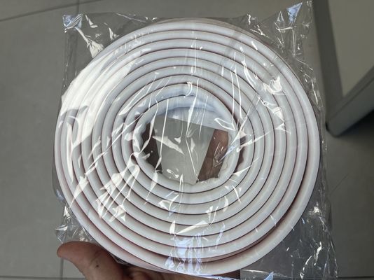D-Shape Rubber Weather Seal Strip for Door Frame and Gaps Black Silicone Material