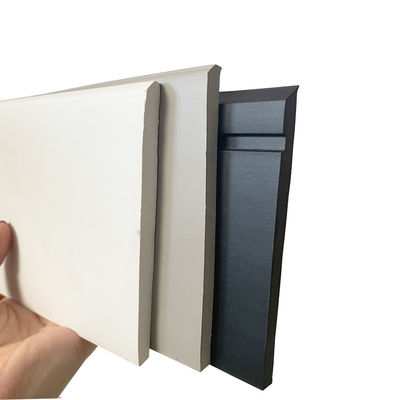 Eco-friendly Flexible Rubber Wall Baseboard for Flooring Accessories in White Black Color