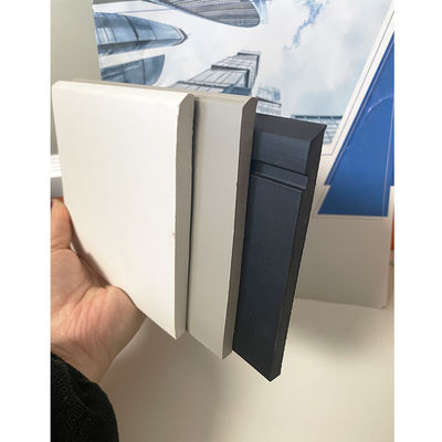 Eco-friendly Flexible Rubber Wall Baseboard for Flooring Accessories in White Black Color