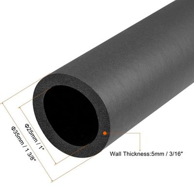 Soft Cotton Hollow Protective Cover Insulation Rubber Foam Tube with Cord as Requested