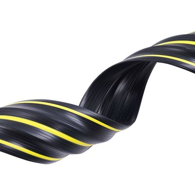 Say Goodbye to Water and Debris with PVC Yellow Line Garage Door Threshold Sealing Strip