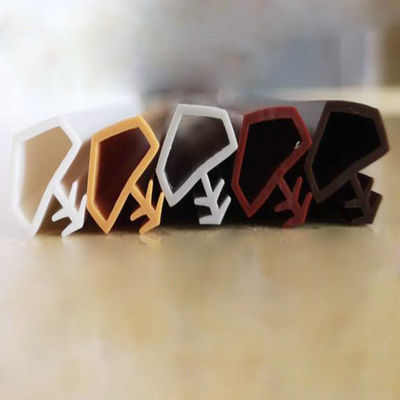 Aluminum Wooden Door Seal Strip with Silicone TPE PVC Material and ISO9001 Certificate