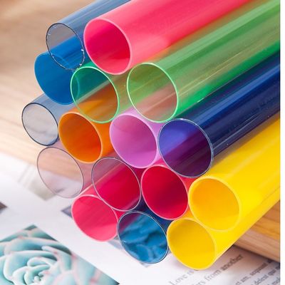 Custom High Toughness Plastic PE PC PVC HDPE PP Pipe With Extruding Modling Type