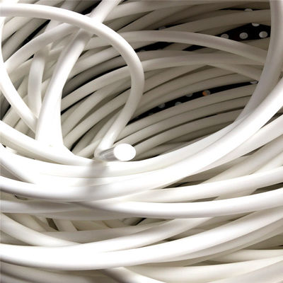 Round Black White Silicone Foam Sealing Strip with Diameter 1-12mm
