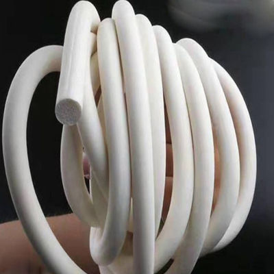 Round Black White Silicone Foam Sealing Strip with Diameter 1-12mm