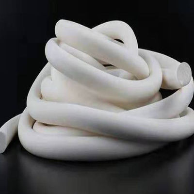 Round Black White Silicone Foam Sealing Strip with Diameter 1-12mm