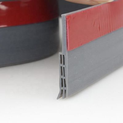 Brown TPE Door Draft Stopper for Under Door Bottom Seal Strip Home Weather Stripping