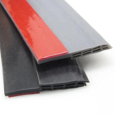 Brown TPE Door Draft Stopper for Under Door Bottom Seal Strip Home Weather Stripping