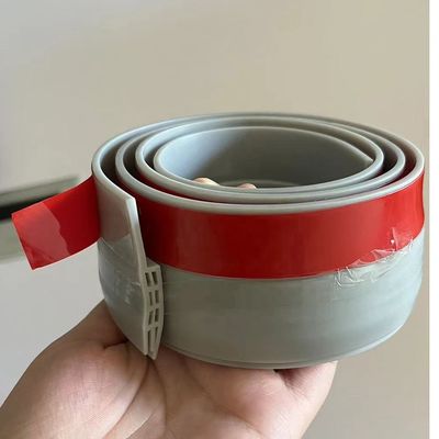 Silicone Under Door Draft Sweep Stopper Noise Weather Stripping for 50mm Height Doors