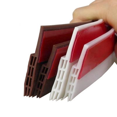Silicone Under Door Draft Sweep Stopper Noise Weather Stripping for 50mm Height Doors