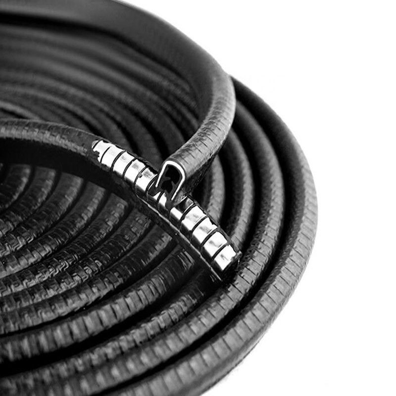 Steelness Insert Car Door Edge Protection Strip Rubber Strip Seals with Shore A 65 Hardness