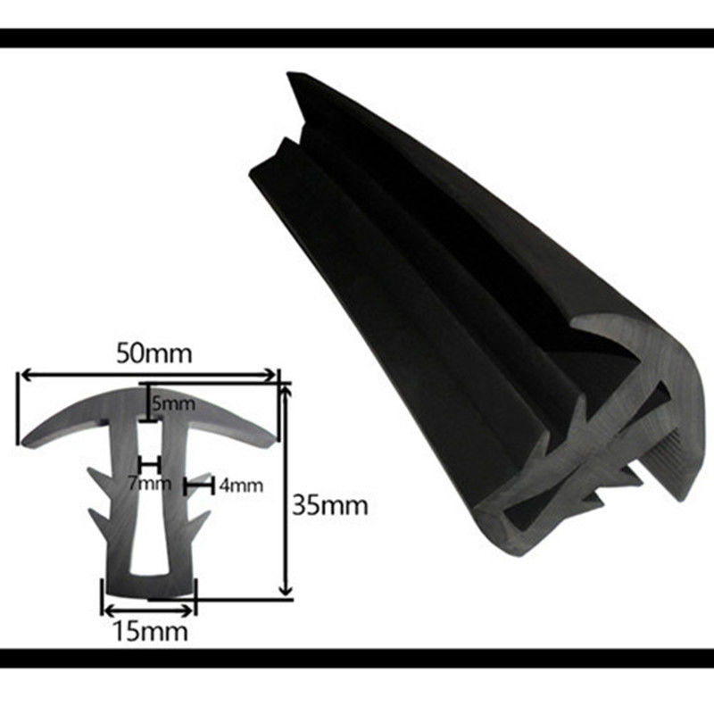 Custom Shape Industrial T-Shape Extrusion Rubber Sealing Strip for Solar Photovoltaic Panel
