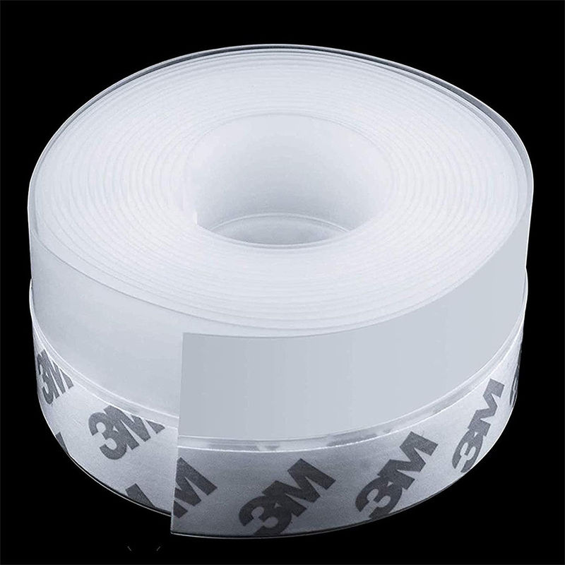 2.8cm/3.5cm Height Door Draft Stopper in Black for Under Door Seal Recommended