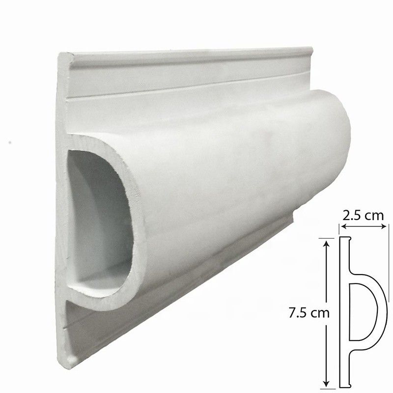 Marine Boat Dock Black EPDM Rubber D Fender Bumper Strip for Long-Lasting Performance