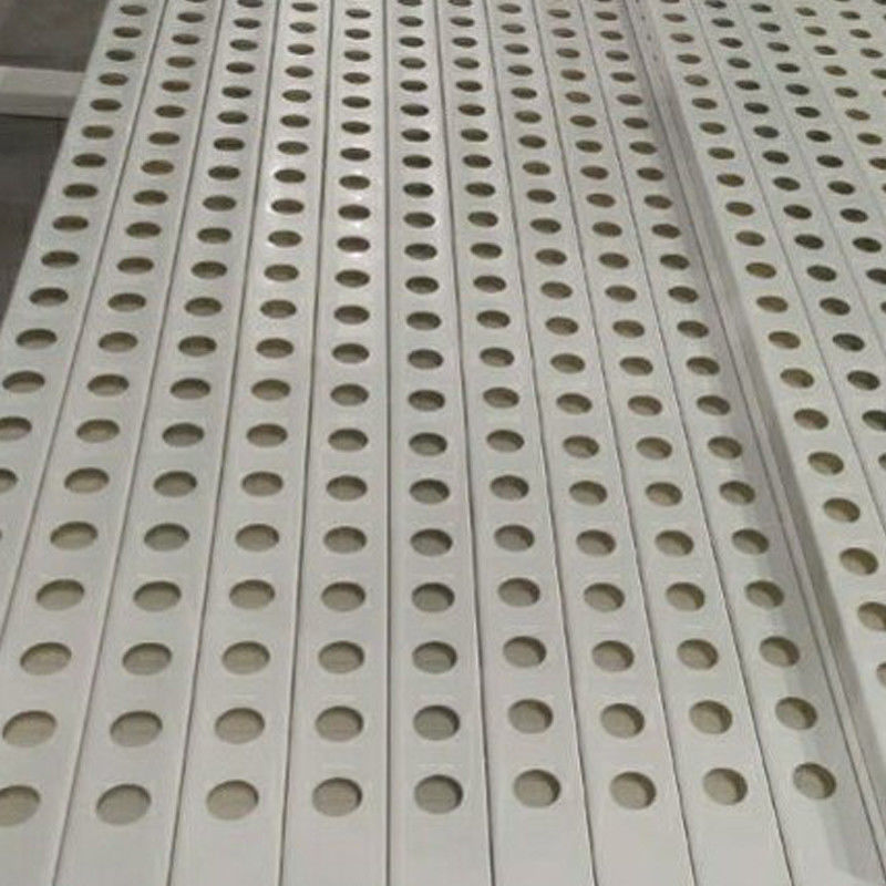 Customize PVC NFT hydroponic pipe for water planting tube in round rectangular shape