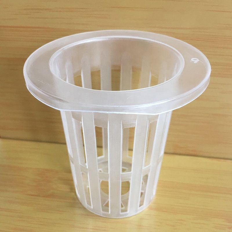 Clear or Black 2" 3" 4" Mesh Hydroponic Plant Pot Durable and Perfect for Hydroponics