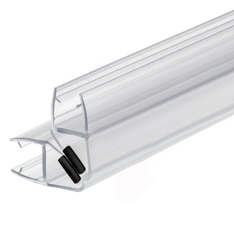 Shower Door Bottom Seal Strip with 20-90 Shore Hardness and Transparent Design
